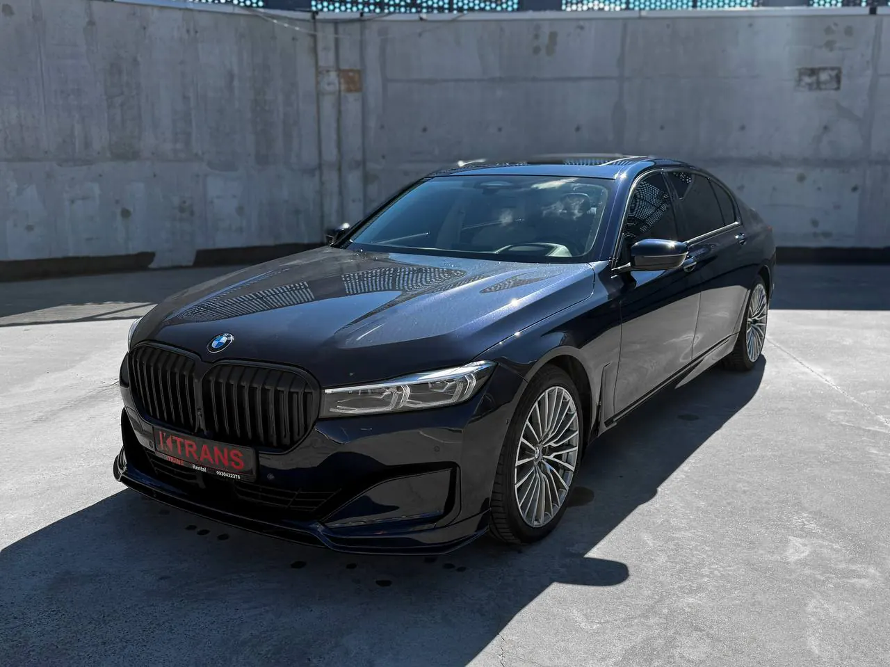 BMW 740Li 2020 з парку оренди KTRANS